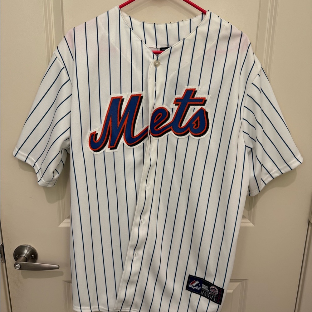 Majestic New York Mets David Wright Jersey Men's White, Large NWT